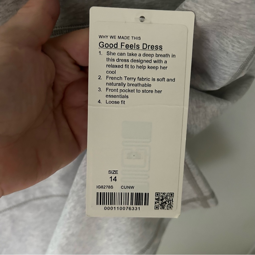 NWT Ivivva Lululemon Good Feel Dress Hooded Pocket Loose Fit - Picture 4 of 5